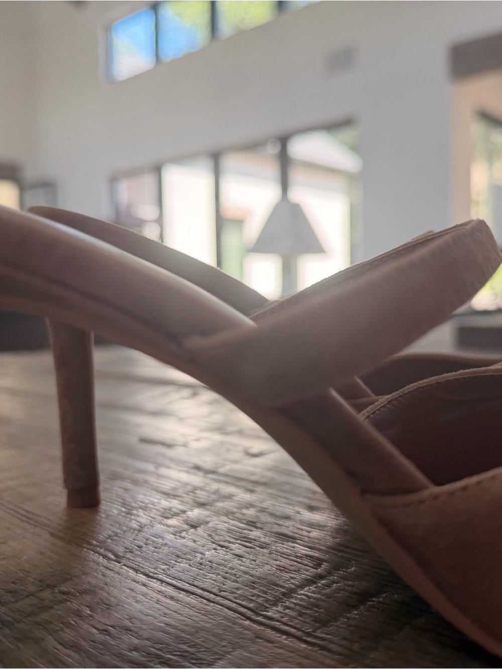 Dolce Vita Tan Suede Pointed Mule with Single Strap - Picture 2 of 5